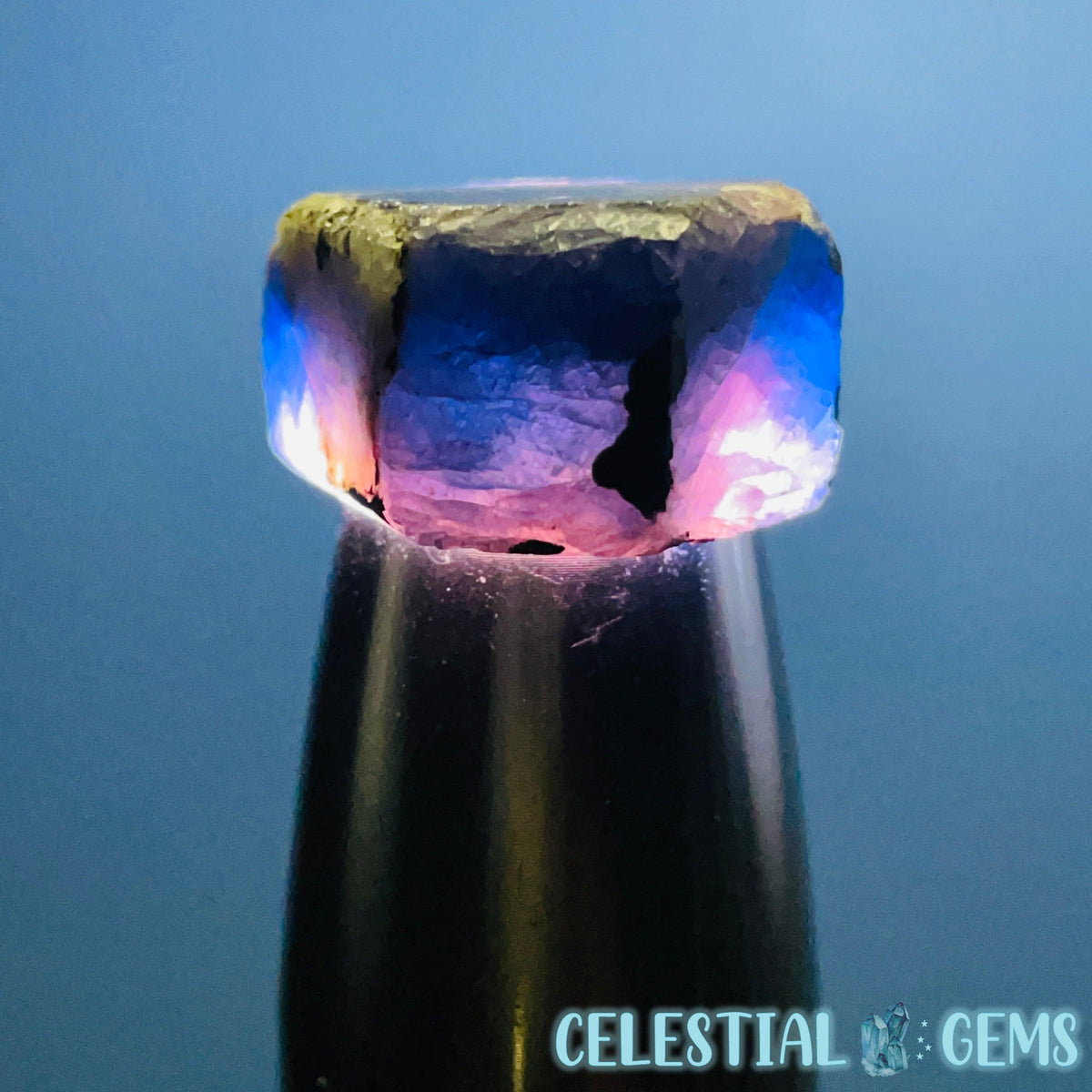 Celestial Sapphire Corundum Crystal Specimen