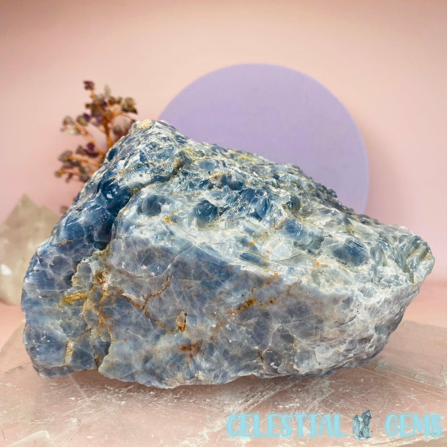 Blue Calcite Raw Large Chunk