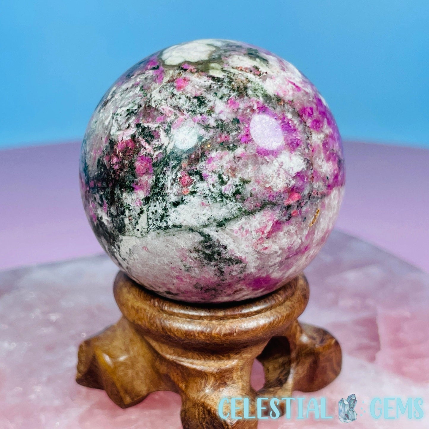 Cobaltoan Calcite Medium Sphere