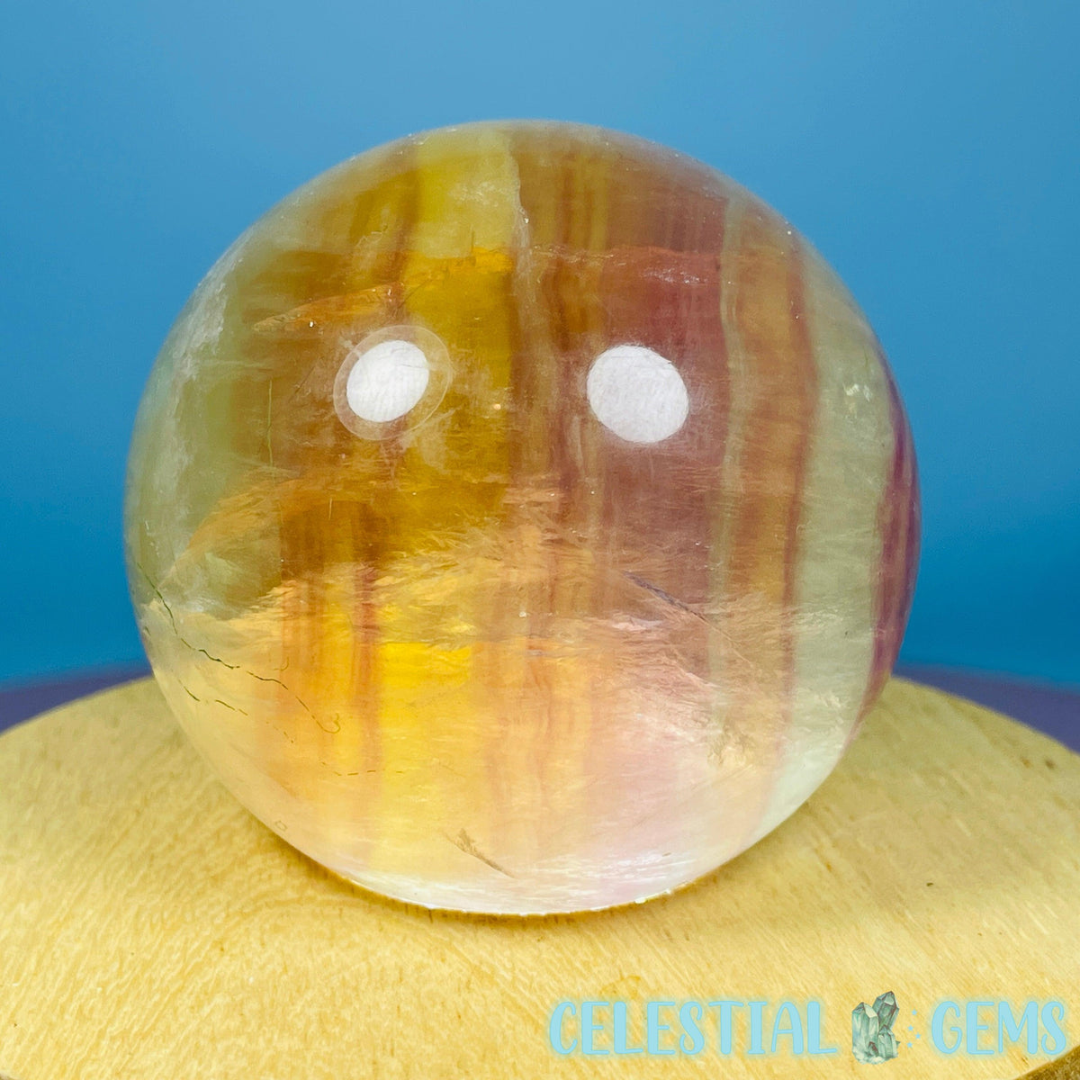 Candy Fluorite Medium Sphere
