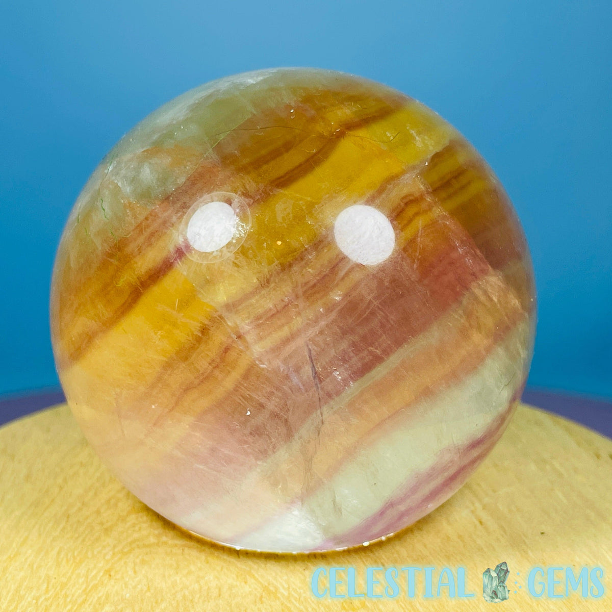 Candy Fluorite Medium Sphere