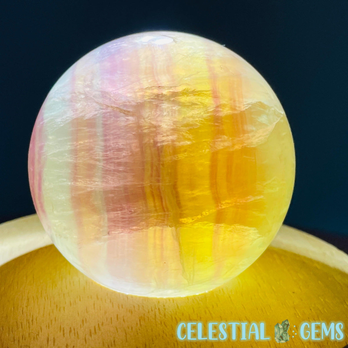 Candy Fluorite Medium Sphere