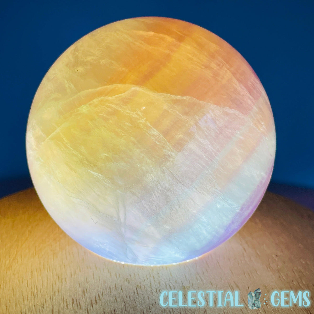 Candy Fluorite Medium Sphere