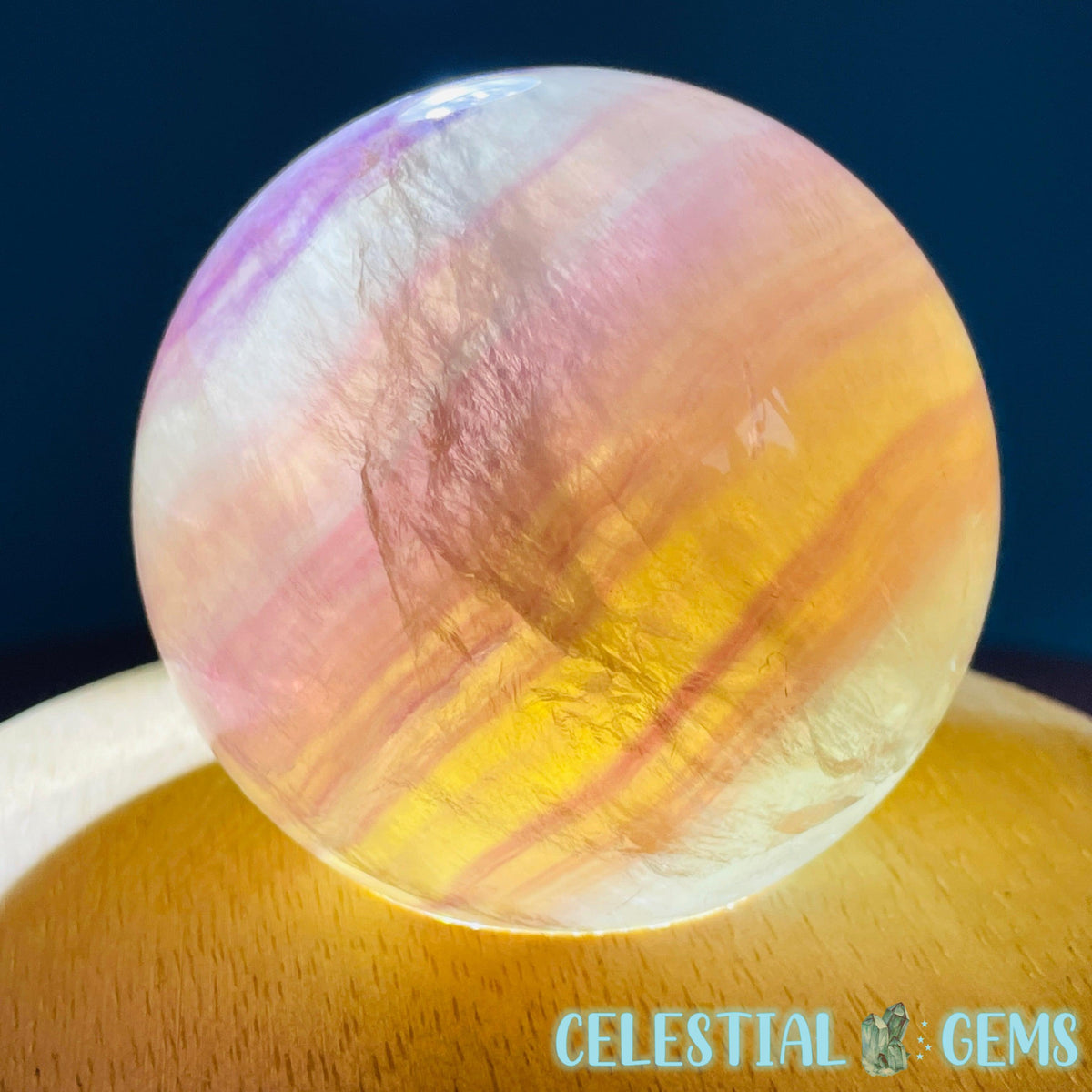 Candy Fluorite Medium Sphere