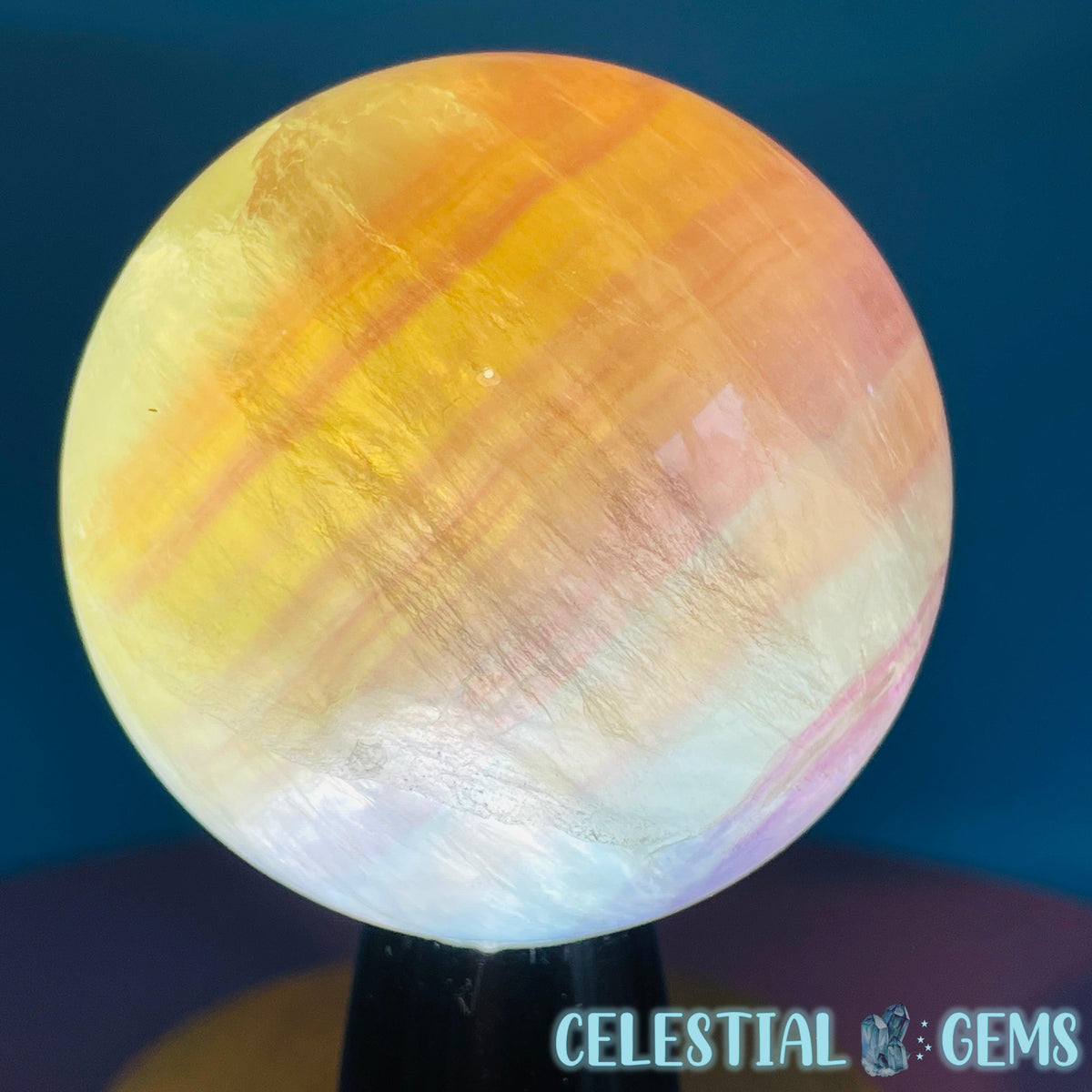 Candy Fluorite Medium Sphere