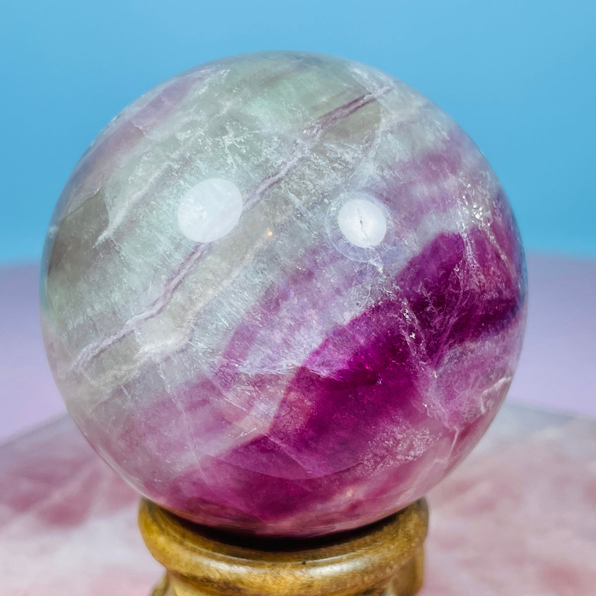 Candy Fluorite Medium Sphere
