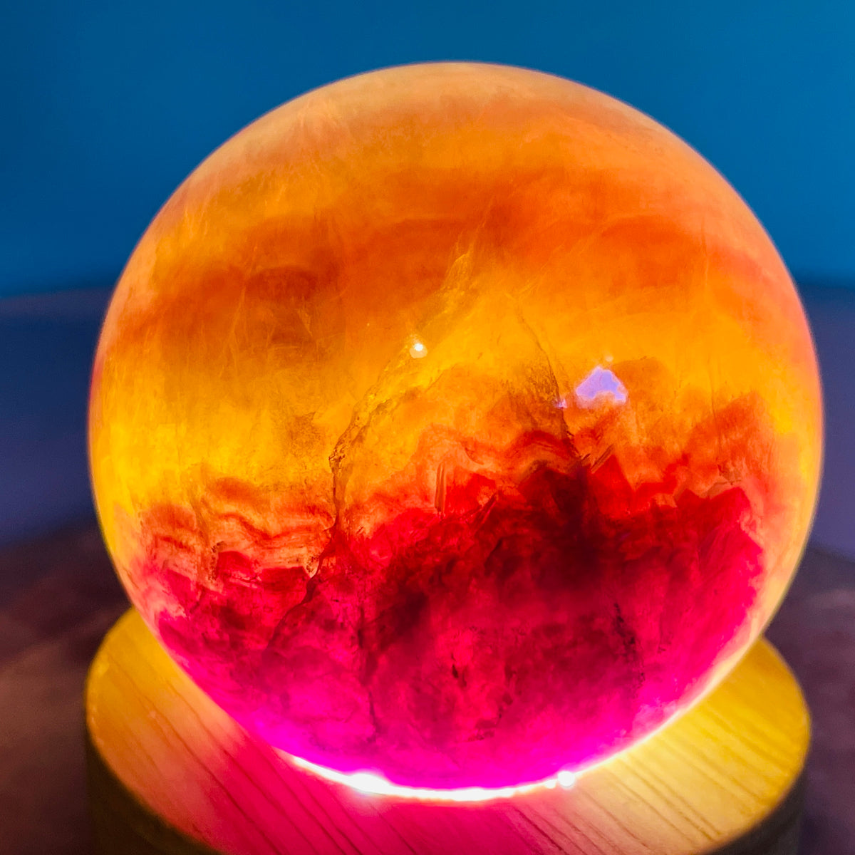 Candy Fluorite Medium Sphere