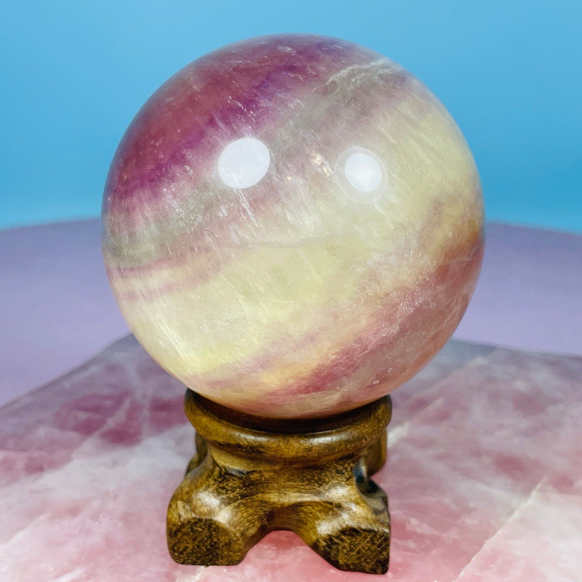 Candy Fluorite Medium Sphere