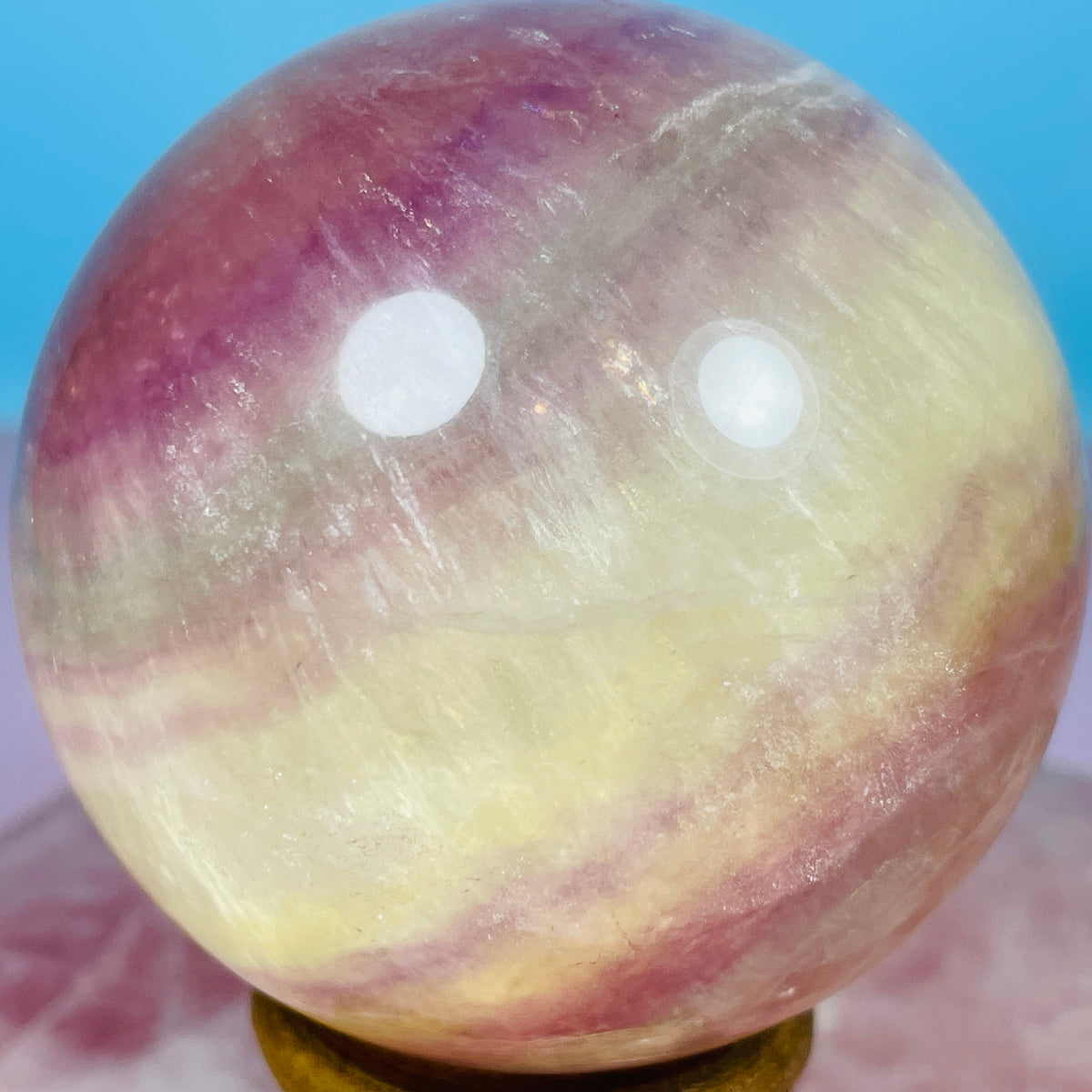 Candy Fluorite Medium Sphere