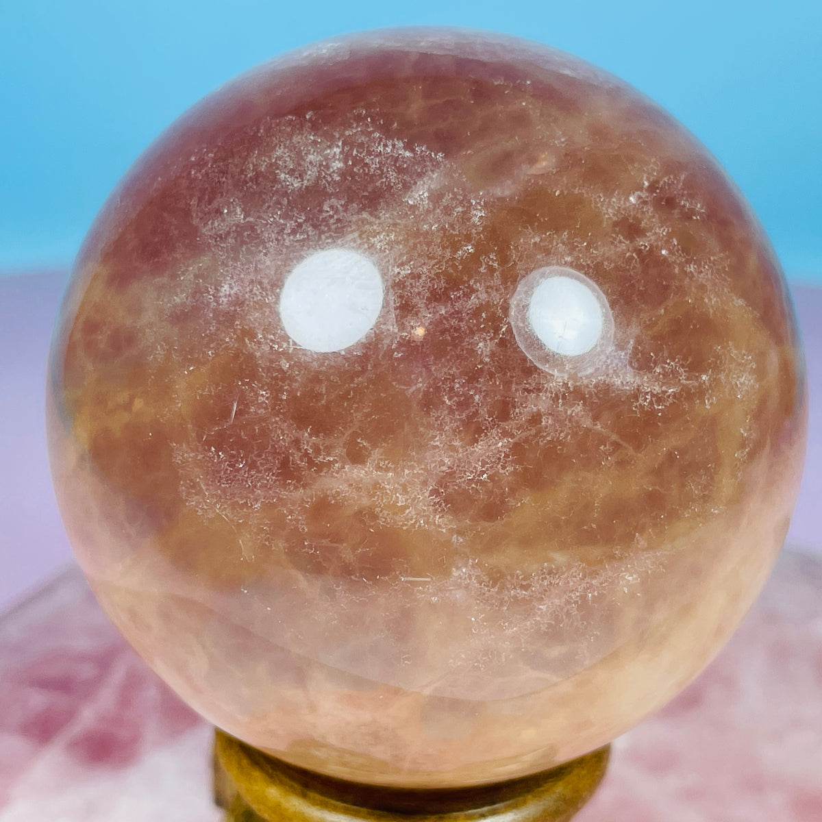 Candy Fluorite Medium Sphere