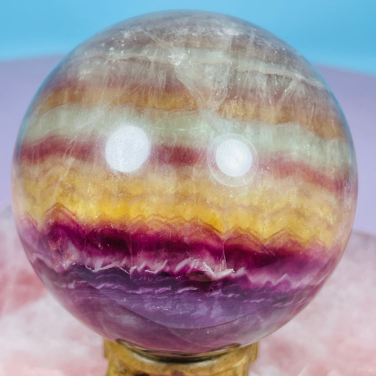 Candy Fluorite Large Sphere