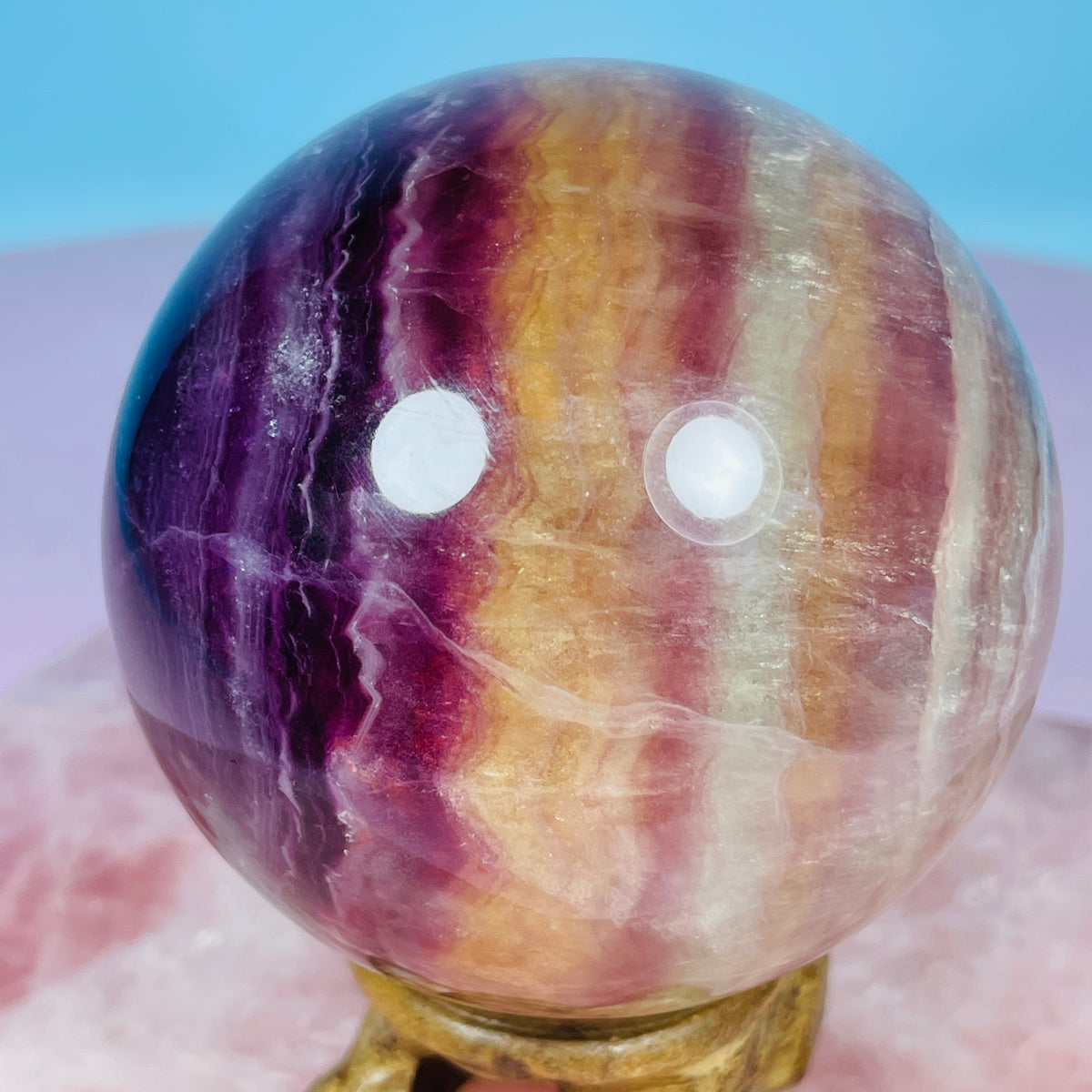 Candy Fluorite Large Sphere