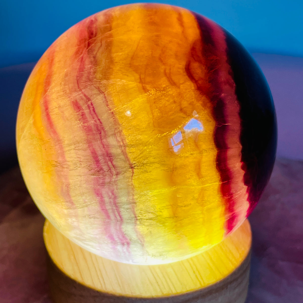 Candy Fluorite Large Sphere
