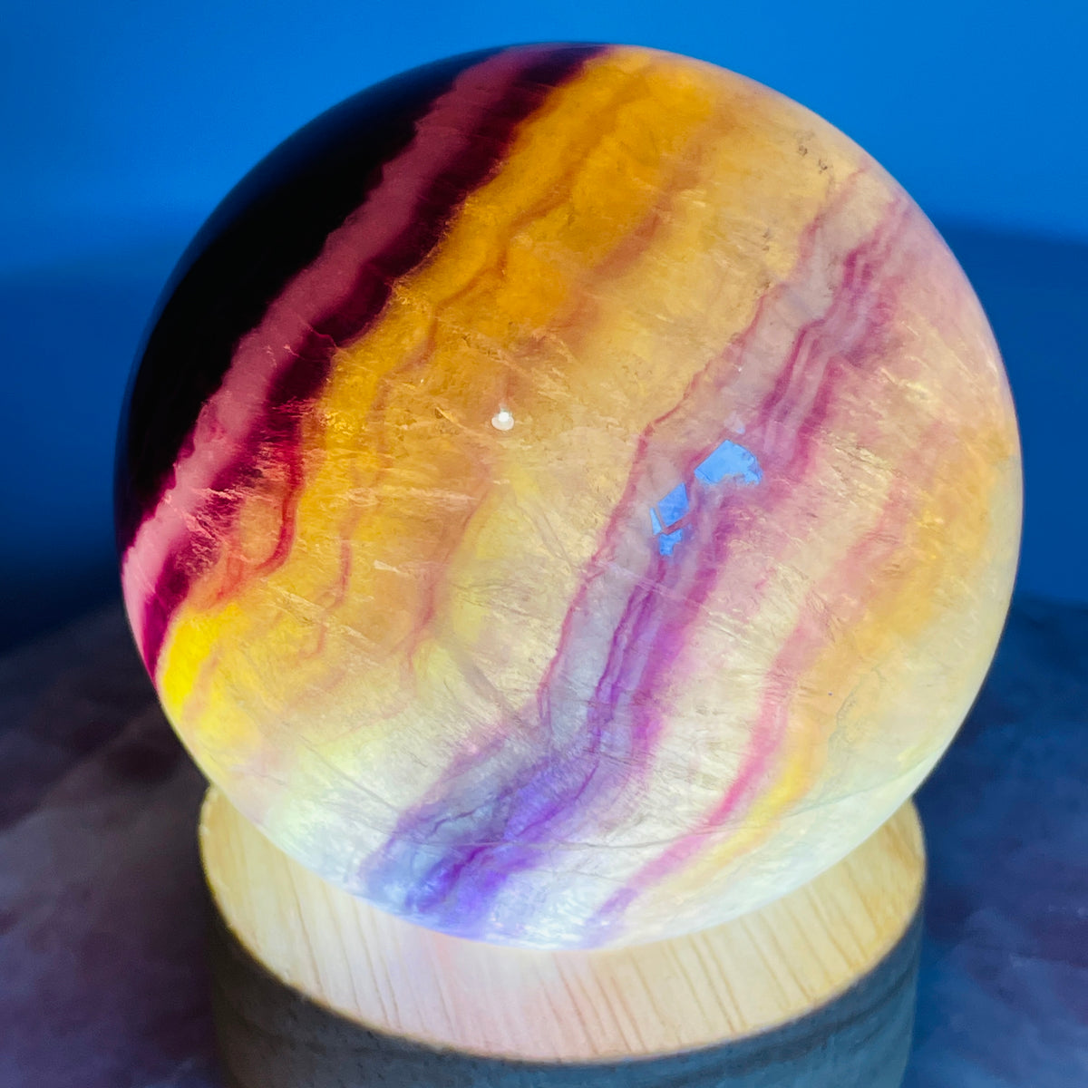 Candy Fluorite Large Sphere