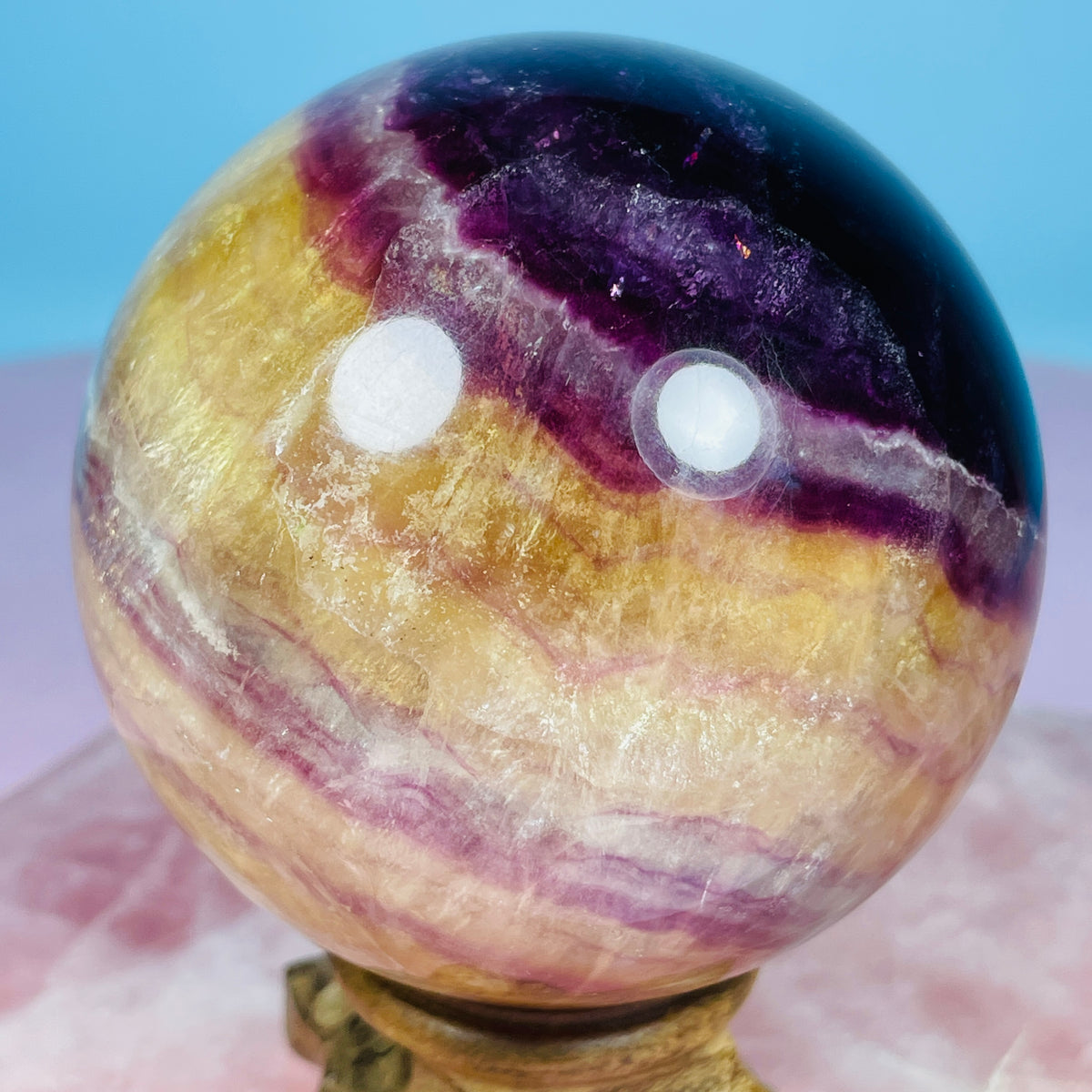 Candy Fluorite Large Sphere