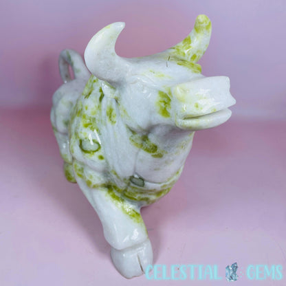 Lantian Jade Bull XL Carving