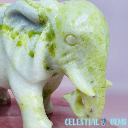 Lantian Jade Elephant Large Carving D