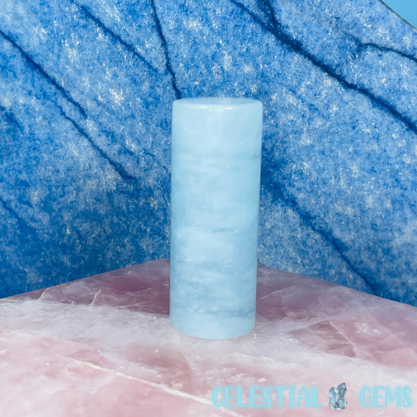 Aquamarine Cylinder Crystal