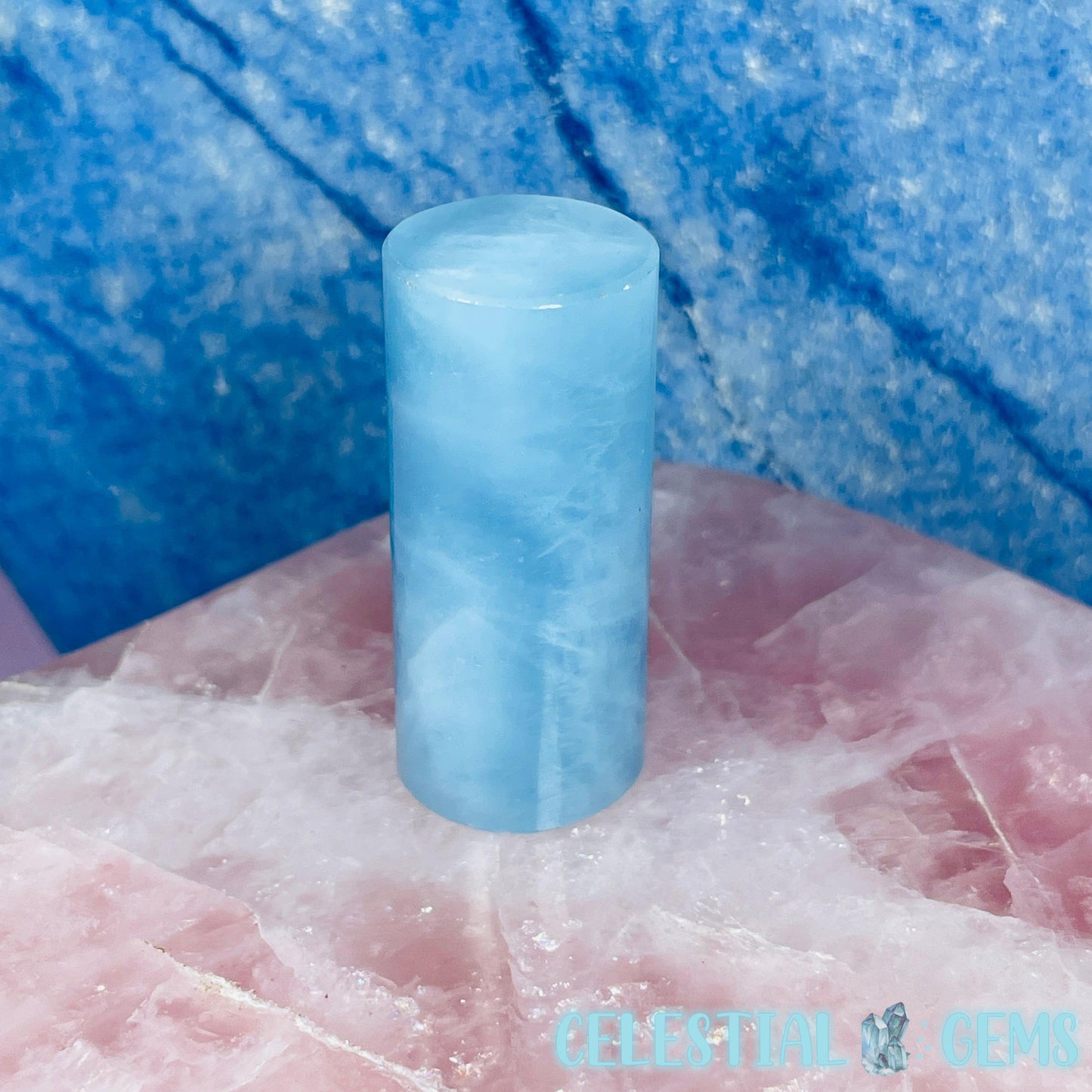 Aquamarine Cylinder Crystal
