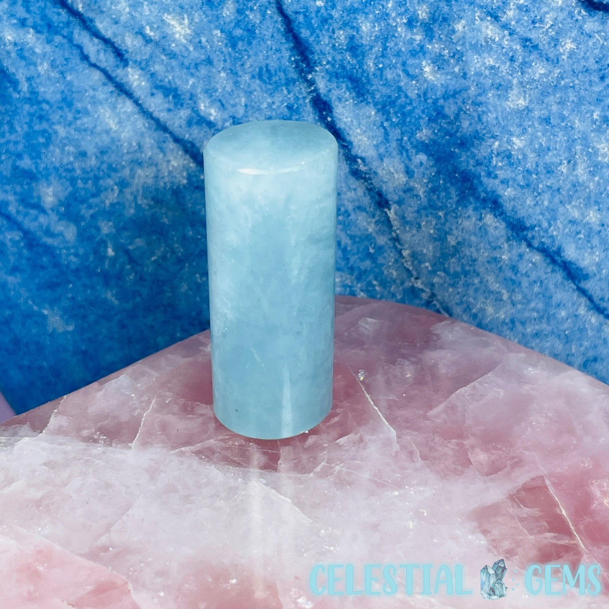 Aquamarine Cylinder Crystal