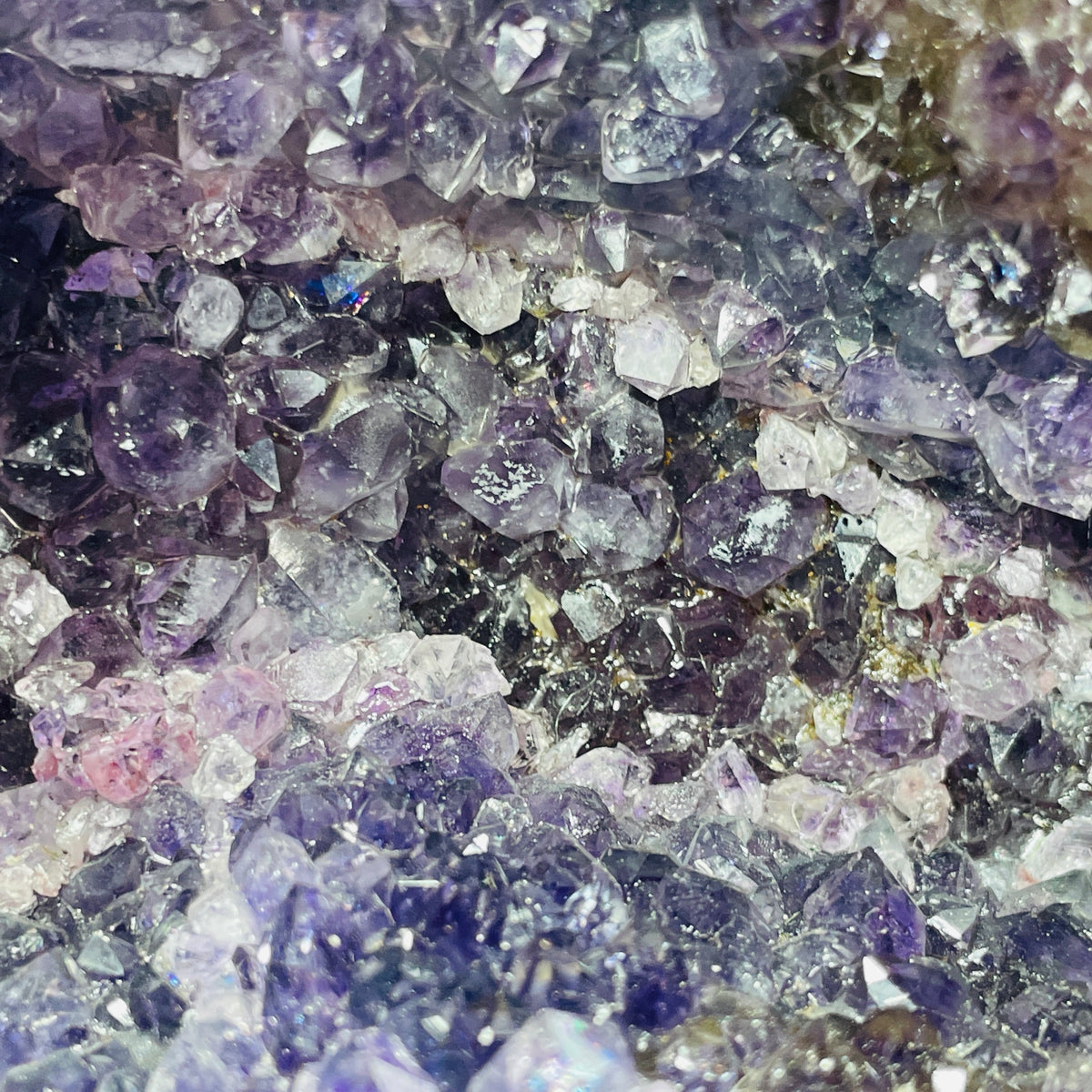 Amethyst + Agate Cluster Geode Medium Cave (Video)