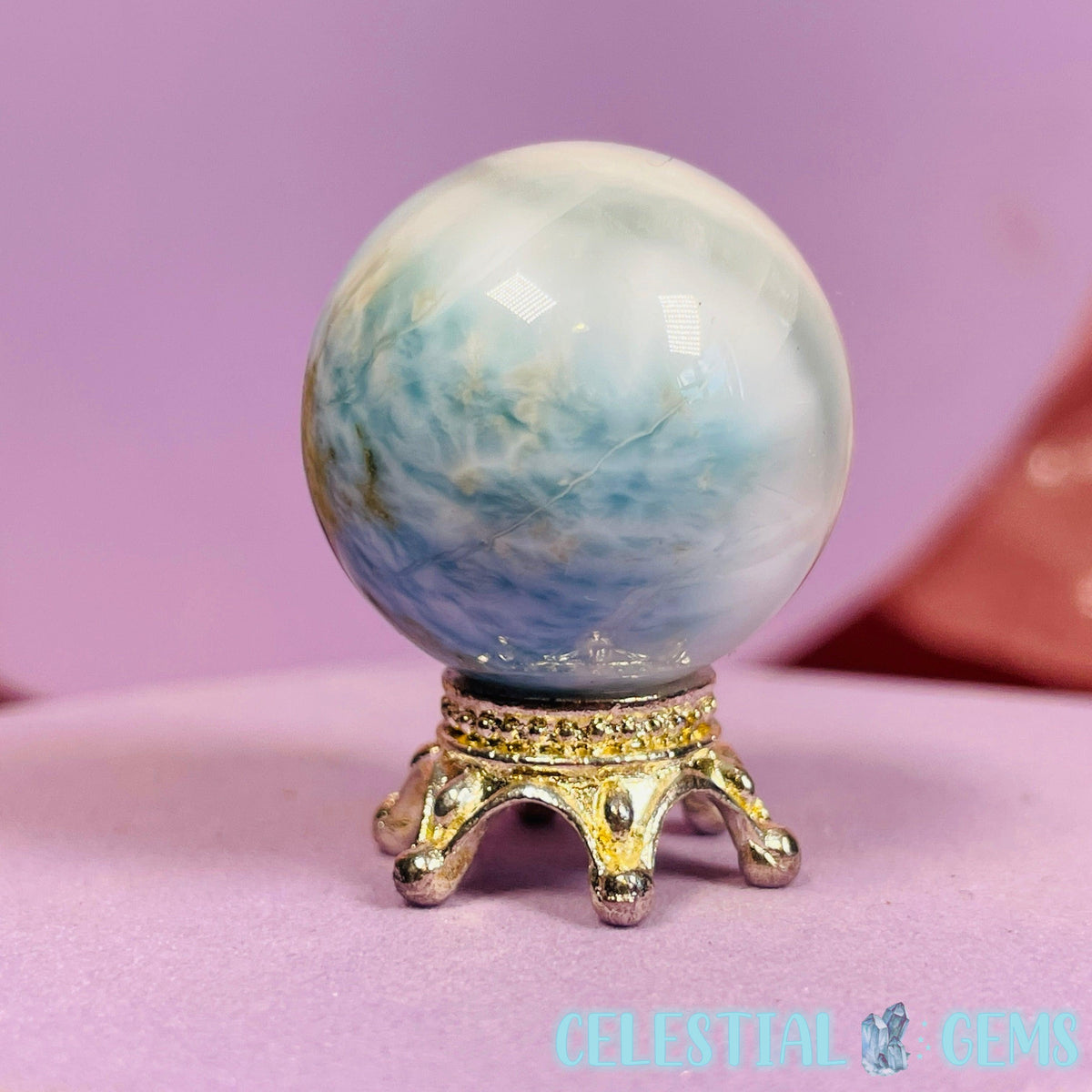 Larimar Mini Sphere 2.3cm