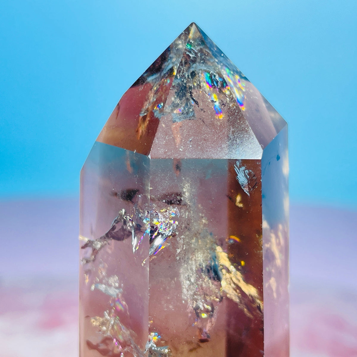 Dark Smoky Quartz Small Tower
