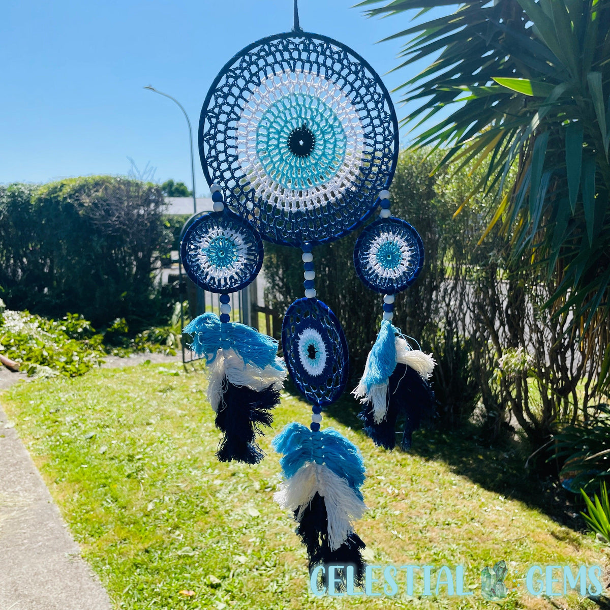 Evil Eye Large Handwoven Dreamcatcher