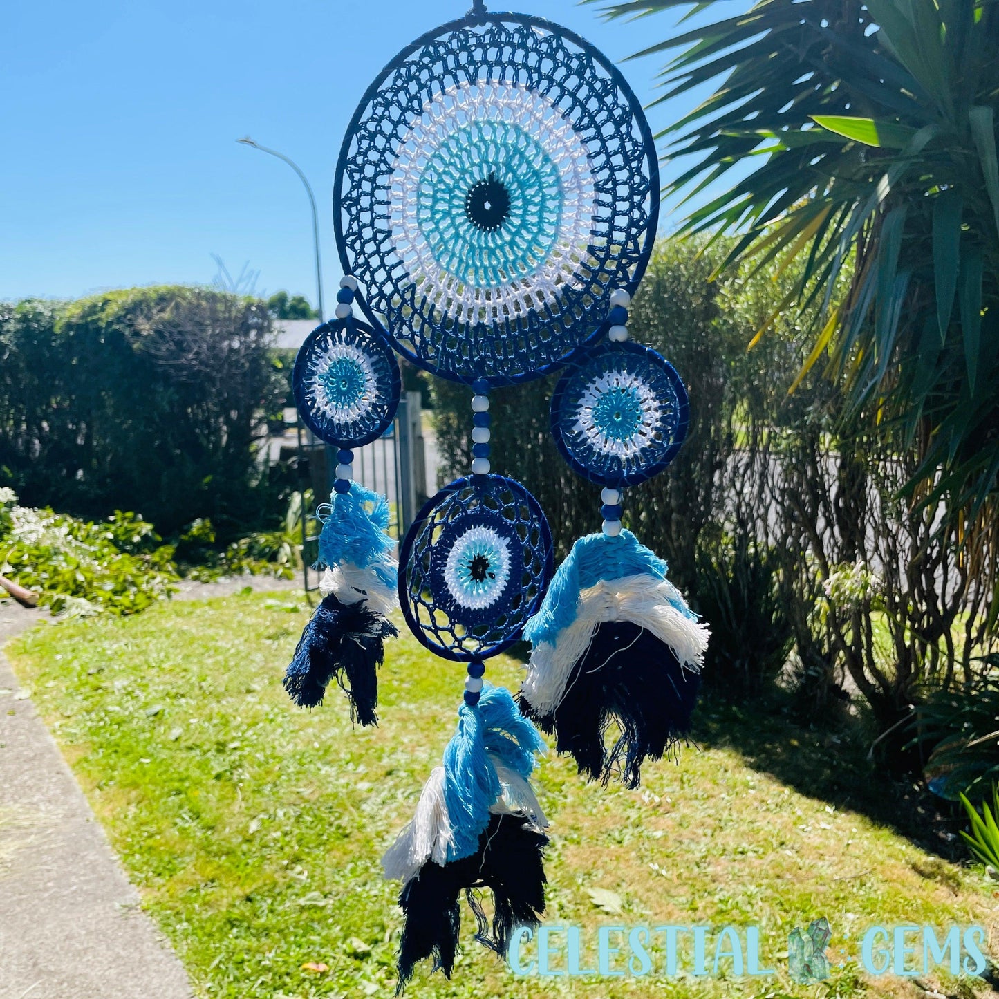 Evil Eye Large Handwoven Dreamcatcher