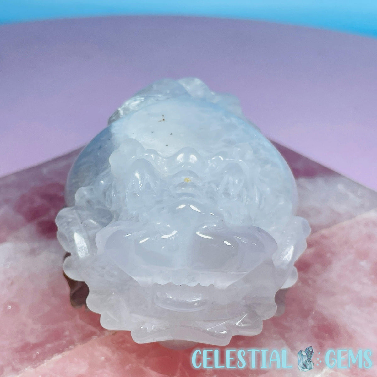 Agate 'Pixiu' Dragon Frog Carving