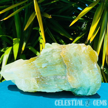 Green Calcite Large Raw Standing Chunk (4.33kg)