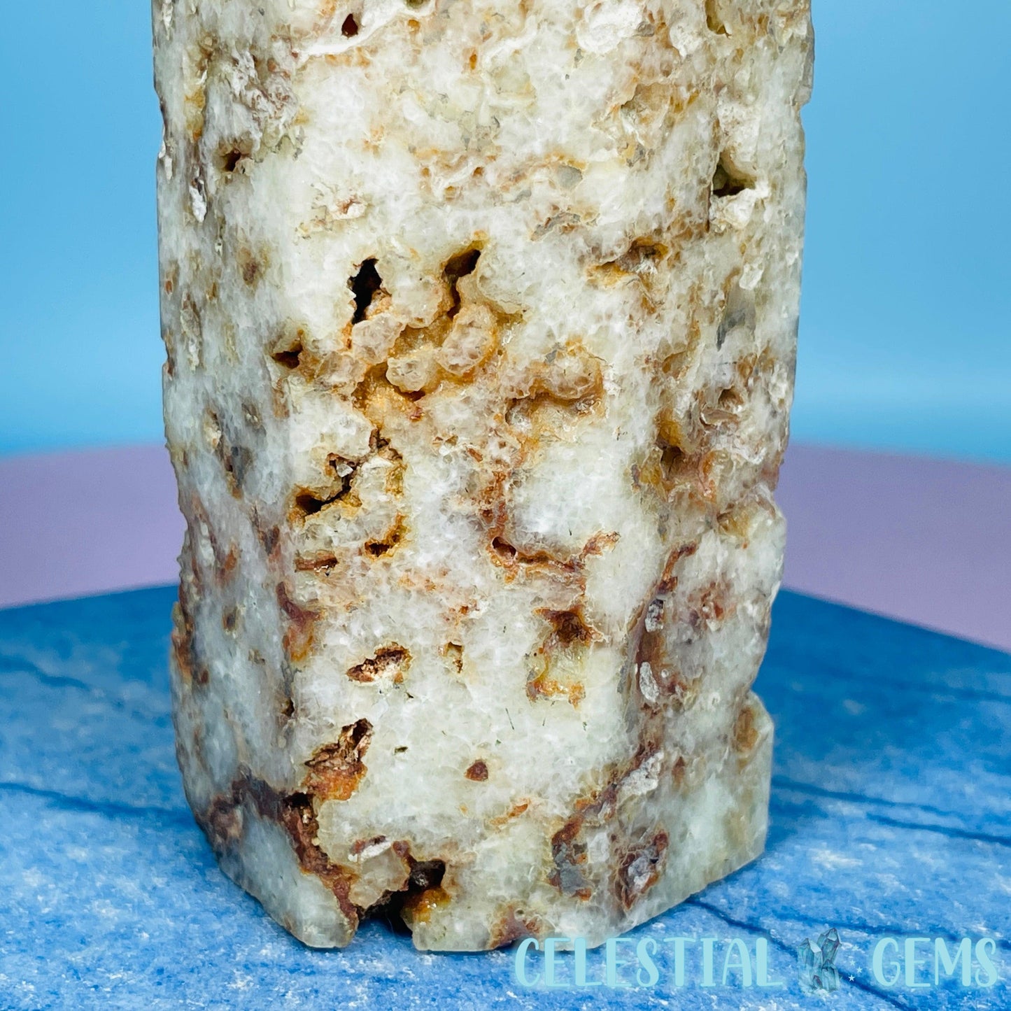 Prehnite with Epidote Large Tower