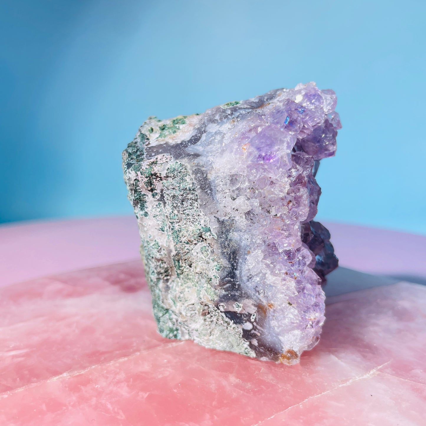 Amethyst Small Standing Cluster (Video)
