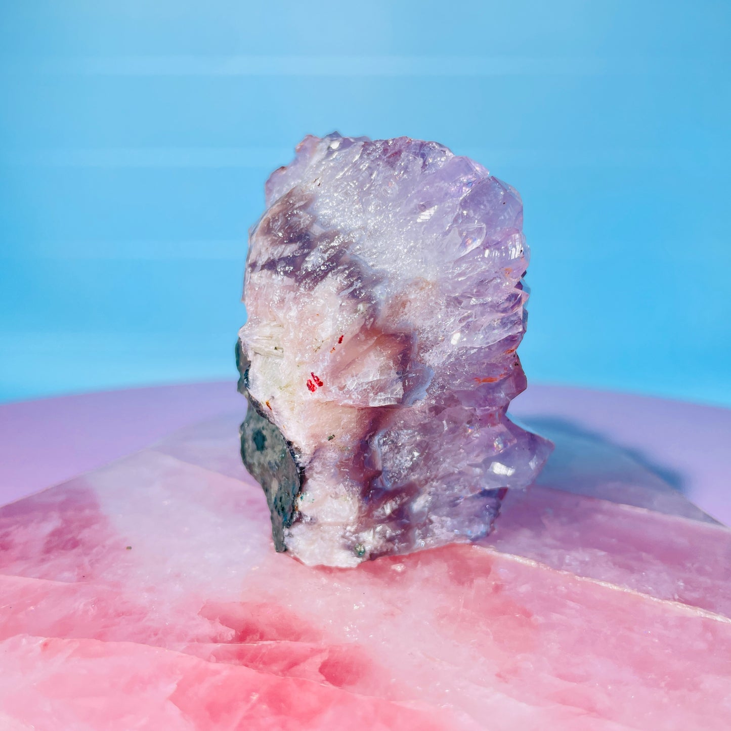 Amethyst Small Standing Cluster (Video)