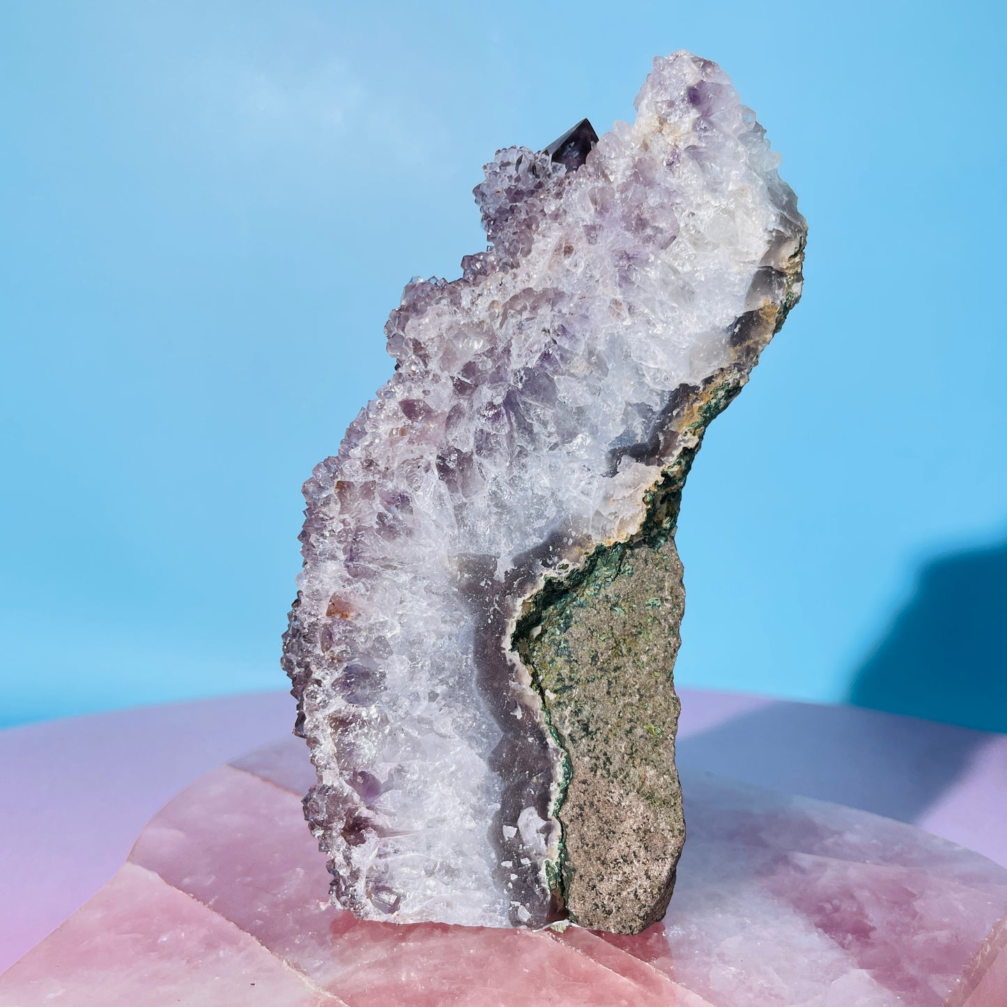 Amethyst Medium Standing Cluster (Video)