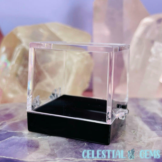 Plastic Crystal/Mineral/Specimen Small Display Box 3.5cm (Empty)