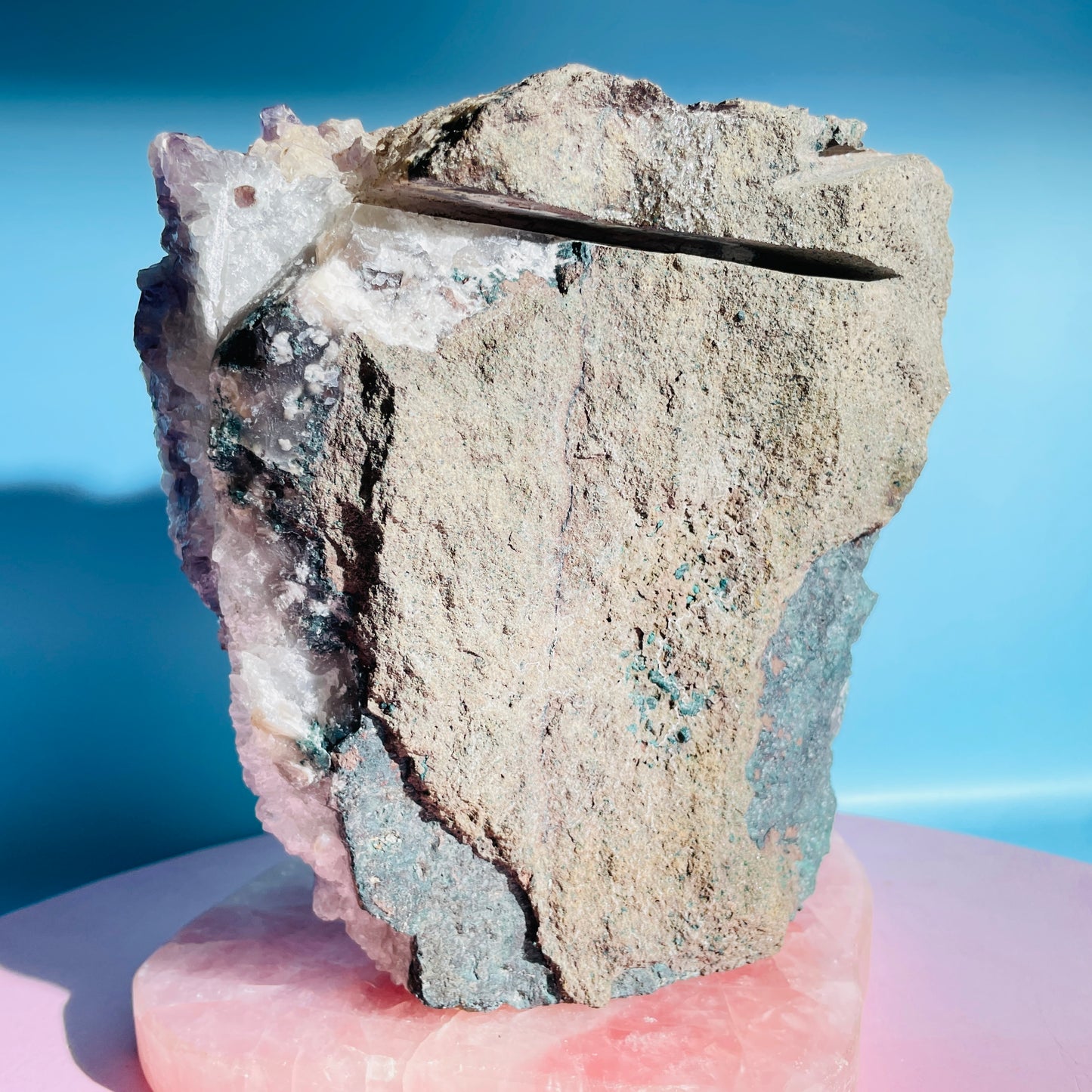 Amethyst Large Standing Cluster (Video)