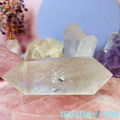 Clear Quartz Large Chunky Double Terminated Point