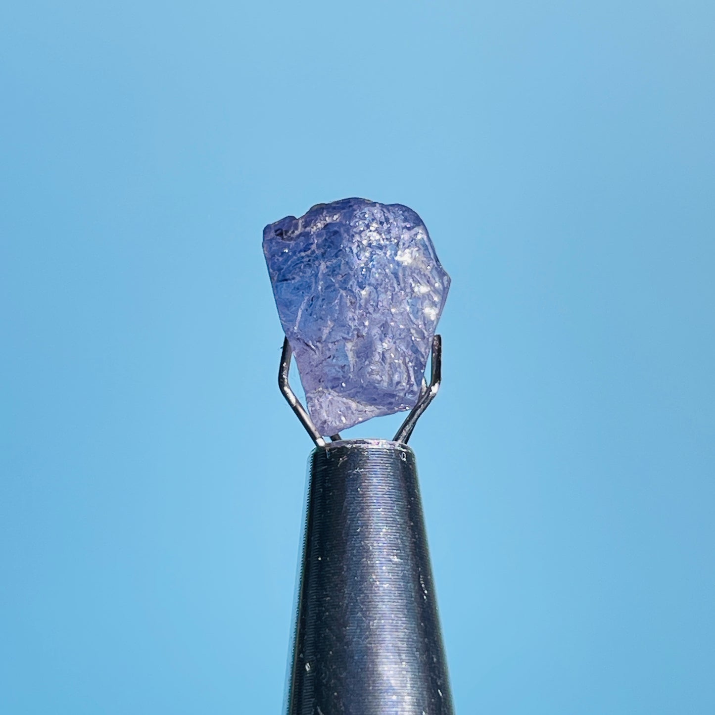 Tanzanite Mini Crystal in Specimen Pottle (Video)