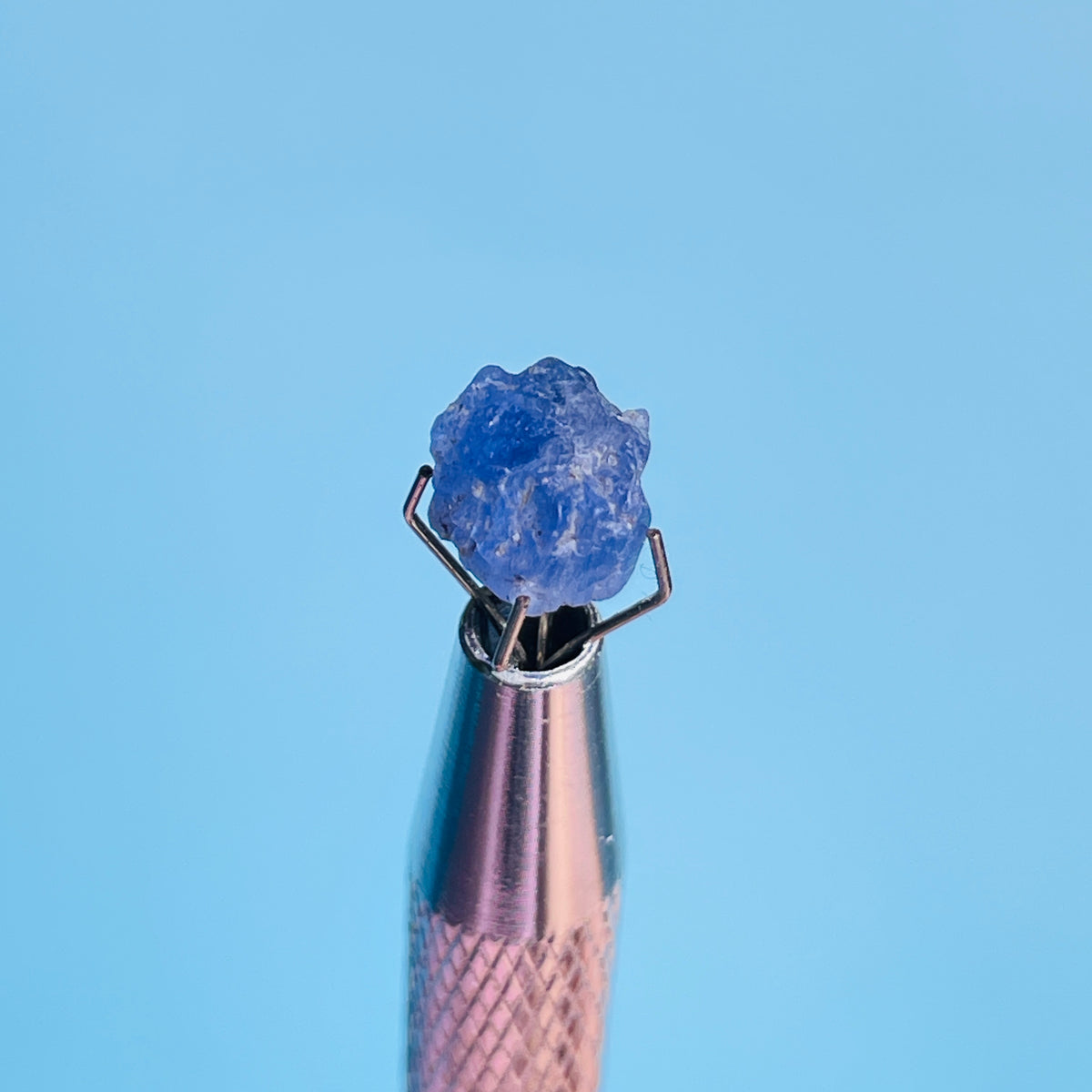 Tanzanite Mini Crystal in Specimen Pottle (Video)