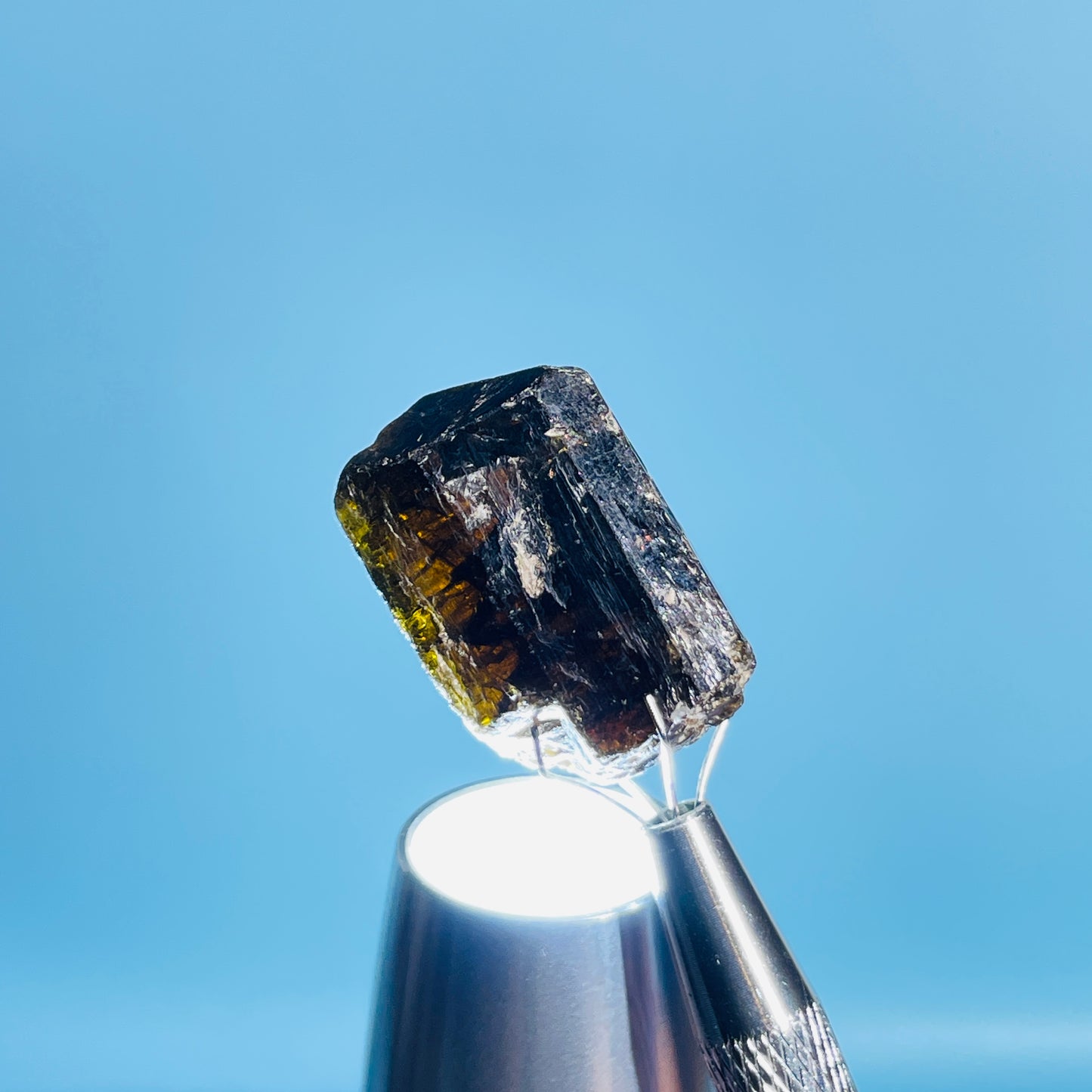 Dravite Tourmaline Raw Crystal Specimen