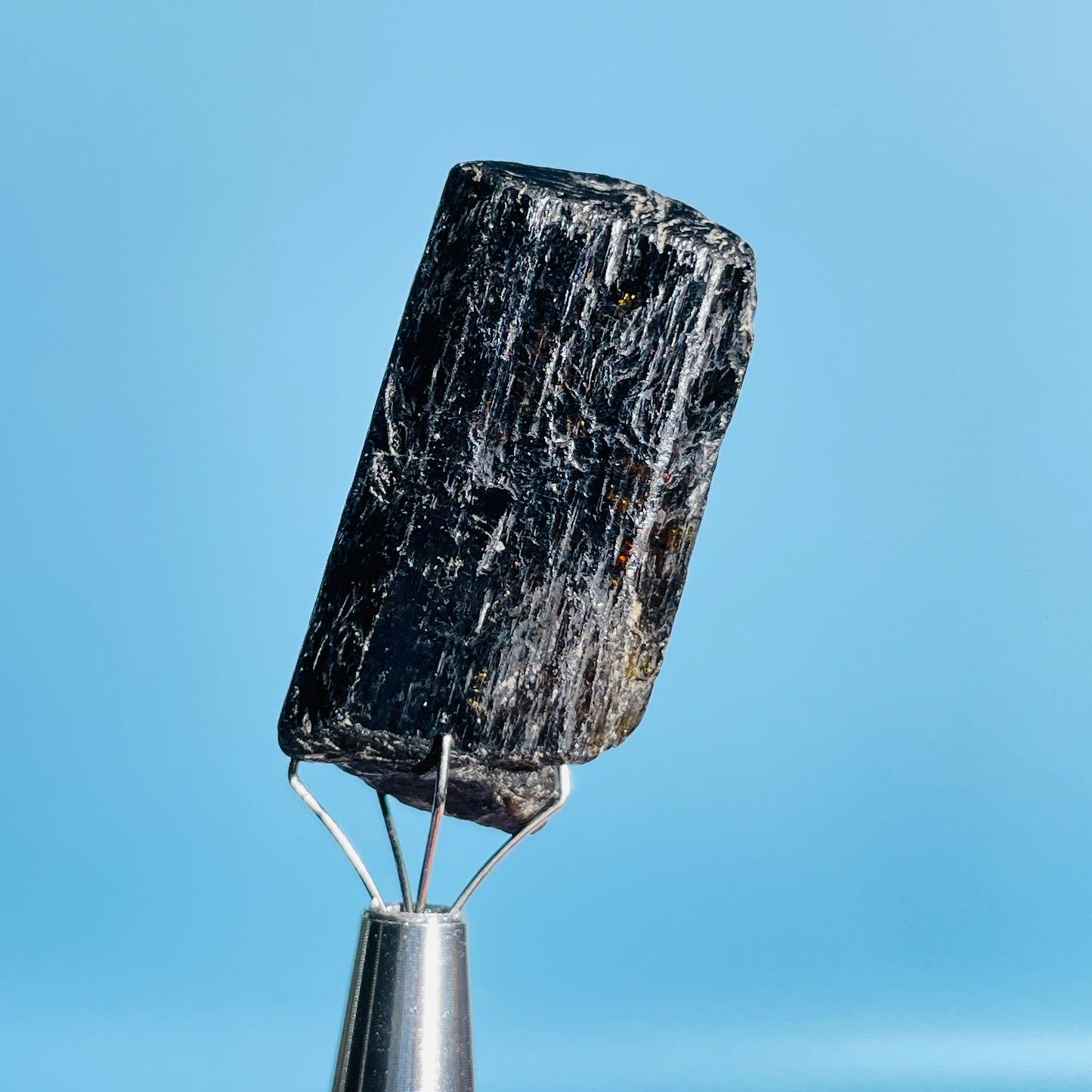 Dravite Tourmaline Raw Crystal Specimen