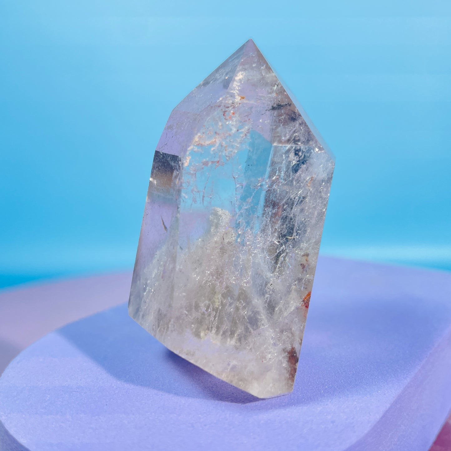 Garden Quartz (Lodolite) Small Tower