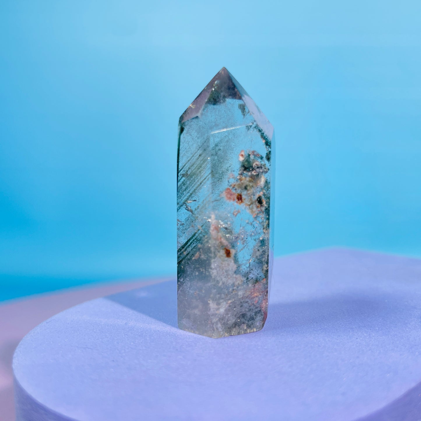 Garden Quartz (Lodolite) Small Tower