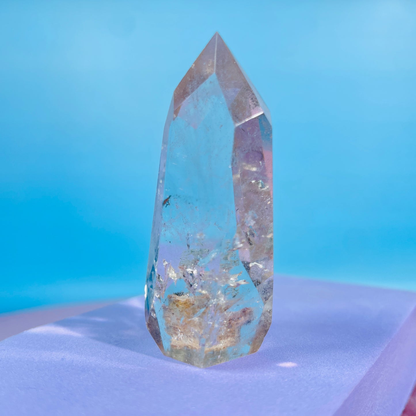 Garden Quartz (Lodolite) Small Tower