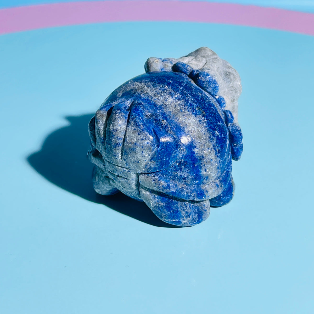 Lapis Lazuli 'Pixiu' Dragon Medium Carving