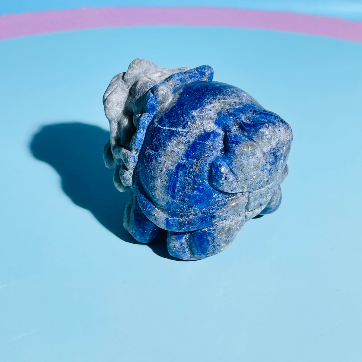 Lapis Lazuli 'Pixiu' Dragon Medium Carving