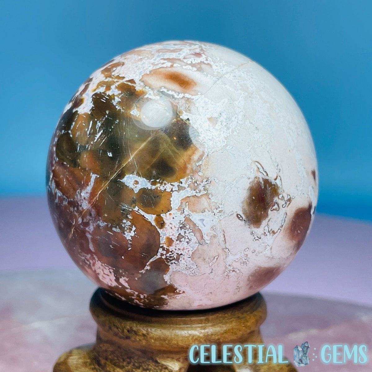 Unicorn Jasper Medium Sphere