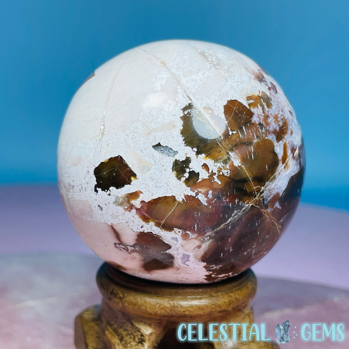 Unicorn Jasper Medium Sphere