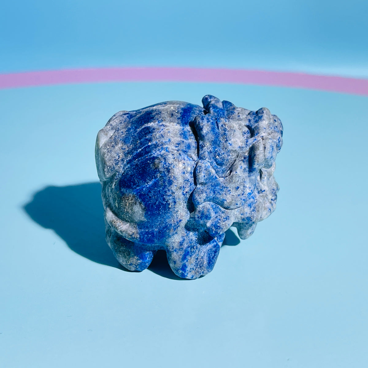 Lapis Lazuli 'Pixiu' Dragon Small Carving